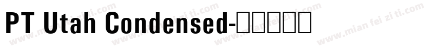 PT Utah Condensed字体转换